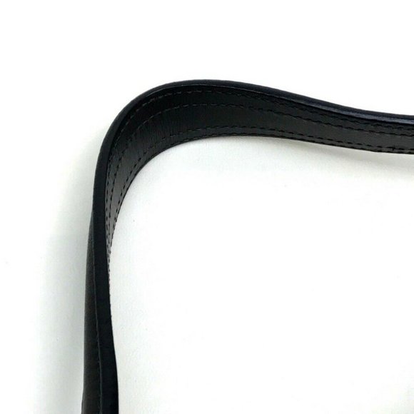 Authentic YVES SAINT LAURENT 229680 Muse 2 Shoulder Bag Hand Bag Dark Gray x Bei - Picture 9 of 10